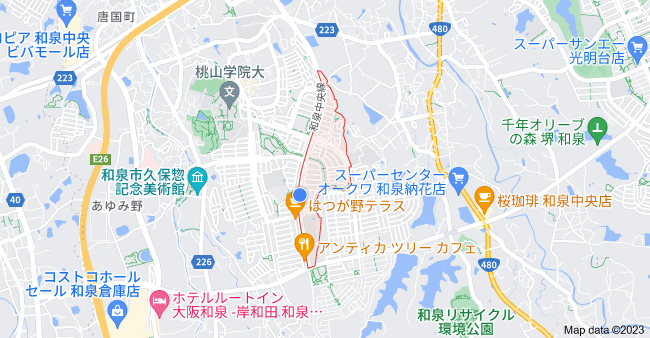 はつが野地図